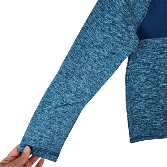 All In Motion Kids' Blue 1/4-Zip Pullover Sweatshirt Size Medium (8/10) Casual - Picture 6 of 10